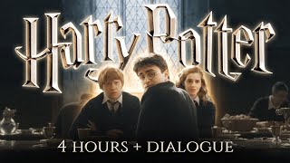 4 Hours Harry Potter ASMR Ambience  Dialogue ◈ Study amp Relax w the Characters ◈ Multiple Scenes [upl. by Alesi550]