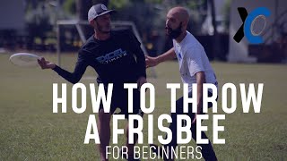 How to Throw a Frisbee for Beginners [upl. by Qifar]