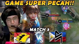 GILA INI GAME BENER2 SENAM JANTUNG SERU PARAH COY MATCH TOP TIER  ONIC vs BL MATCH 3 [upl. by Noral]