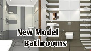 New Modern Bathroom TilesNew model bathroom designNew Model bathroom interior design [upl. by Itisahc]