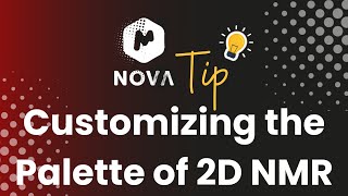 Mnova Tip S2E07  Customizing the Palette of 2D NMR [upl. by Atalanti]