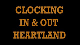 CLOCKING IN and CLOCKING OUT  HEARTLAND RESTAURANT POINT OF SALE [upl. by Anileva]