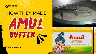 How amul butter is made in factory [upl. by Anidan534]