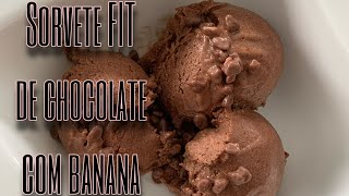 Sabores do mundo  Sorvete Fit de Chocolate com Banana [upl. by Tibbetts]