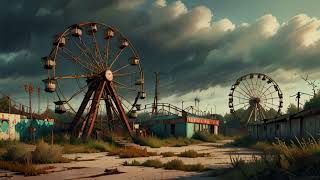 Ambience Abandoned Amusement Park  ambient art leonardoai [upl. by Grindlay]