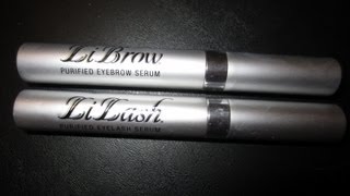 LiLash amp LiBrow Growth Serums Update  Warning NO Makeup Face Lol [upl. by Nagirrek]