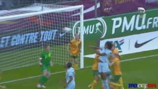 France  Australie 02  Résumé actions et buts Equipe de France Féminine de Football [upl. by Aihsiym]