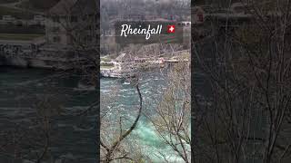 Rheinfall in Schaffhausen 🇨🇭schweiz swiss urlaub travel nature lake [upl. by Enrico]