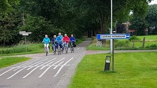 42e Fietsvierdaagse Wolvega fietsen over de Oosterseveldweg Noordwolde fr [upl. by Eiramanitsirhc229]