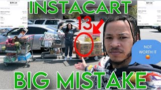 INSTACART RIDEALONG  WORST ORDER WE EVER TOOK  COSTCO 13 CASES OF WATER 25 MILES BIG MISTAKE ‼️ [upl. by Joice]