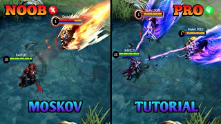 MOSKOV TUTORIAL 2024  MASTER MOSKOV IN JUST 14 MINUTES  BUILD COMBO AND MORE  MLBB [upl. by Etnoed]