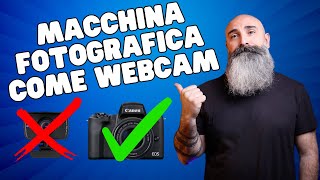 Macchina fotografica come webcam 2 metodi semplici  clean hdmi out [upl. by Hgielanna555]