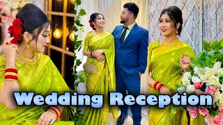 বউ ভাতের সাজসজ্জা 🔥 Wedding Reception Vlog  GRWM [upl. by Neellek997]