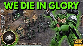 WE DIE IN GLORY  Salamanders VS Orks  Massive 3v3 Battle  Warhammer 40K Dawn of War 3 [upl. by Anwadal]