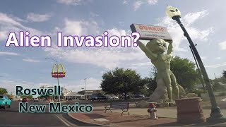 Aliens Taking Over Roswell NM Driving Tour [upl. by Elocn]