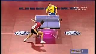 Jan Ove Waldner vs Vladimir Samsonov  Shanghai Table Tennis World Cup 2005 [upl. by Sedgewick]