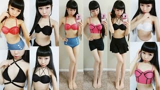 Try on Bikini Haul  Creative Bikini Designs  more [upl. by Aneleairam]