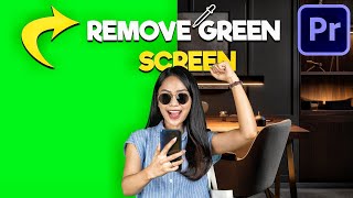 EASY How to Green Screen Tutorial In Adobe Premiere Pro STEP BY STEP [upl. by Esdras630]