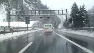 DRIVEWAY to Gotthard Tunnel 17km Switzerland [upl. by Carri]