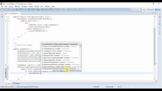 Java Swing Tutorial 10  JComboBox with itemListener [upl. by Aima]