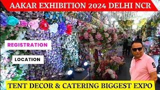 Aakar exhibition 2024 greater noida tent decor asia 2024 horeca asia  Aakar 2024 india expo centre [upl. by Lurline]