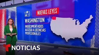 Migrantes indocumentados podrán aplicar para licencias profesionales  Noticias Telemundo [upl. by Spada]