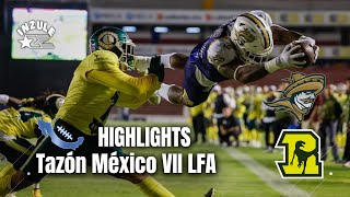 HIGHLIGHTS  TAZÓN MÉXICO VII  Caudillos Chihuahua vs Raptors Estado de México  LFA 2024 [upl. by Armond]