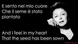 Édith Piaf  No Regrets English Version Lyrics e Traduzione [upl. by Hedwig]