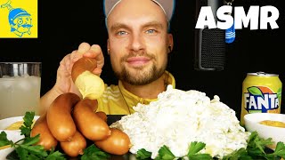 ASMR Kartoffelsalat und Würstchen essen 😋 asmr wurst essen [upl. by Natividad]