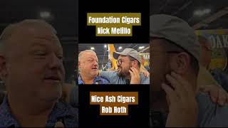 Foundation Cigars owner Nick Melillo joins Nice Ash Cigars owner Rob Roth [upl. by Garretson321]