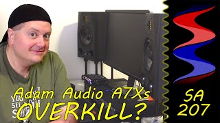 Adam Audio A7X and Sub8  Sound Upgrade [upl. by Orgel931]