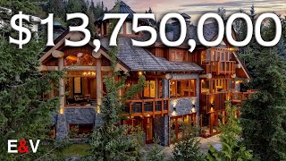 Inside This 13750000 Whistler LUXURY Ski Chalet  EV Exclusive [upl. by Uile]