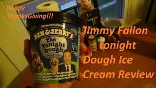 Jimmy Fallon Tonight Dough Ice Cream Review [upl. by Paule]