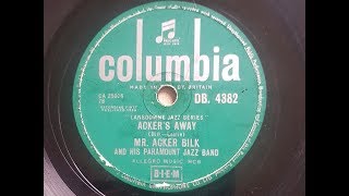 Mr Acker Bilk and his Paramount Jazz Band Ackers Away 1959 78 rpm [upl. by Annais]