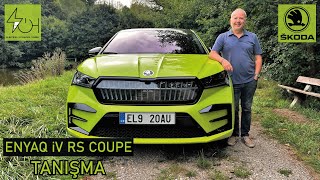 Skoda Enyaq Coupe iV RS  RS de Artık 100 Elektrikli Mamba Yeşili [upl. by Adleme]