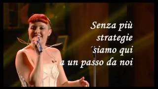 Bagnati dal sole Noemi Karaoke Base al piano con testo Sanremo 2014 [upl. by Noivax]