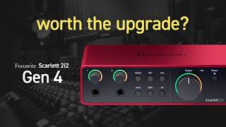 Focusrite Scarlett 2i2 Gen 4 VS Gen 3  8 main differences in 60quot with converters specs [upl. by Demetrius]