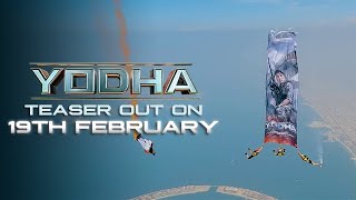 YODHA  Mid Air Poster Drop  Sidharth Malhotra  Sagar Ambre amp Pushkar Ojha  Karan Johar [upl. by Epps]