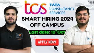 TCS Off Campus Hiring for 2024 Batch  TCS Off Campus Drive TCS Smart Hiring [upl. by Pacheco]