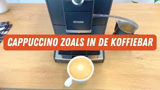 Nivona CafeRomatica 790 Eigen Cappuccino Maken op de Nieuwste Nivona Koffiemachine [upl. by Zil]