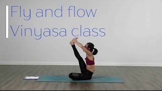 Fly and flow  Vinyasa flow class [upl. by Hepsoj]