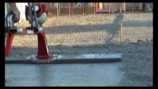 Concrete Levelling Concrete Screeding Fast and Easy With Vibrating Screed [upl. by Fernyak]