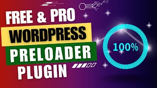 Free WordPress Preloader Plugin  How To Add Preloader In WordPress [upl. by Nalro]