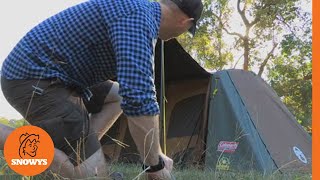 Coleman Instant Up Northstar Darkroom Tent  How to setup [upl. by Thessa]