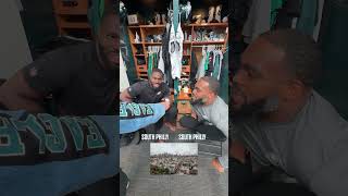 Eagles Defense Tries the Say the Same Word Challenge shorts [upl. by Linders]