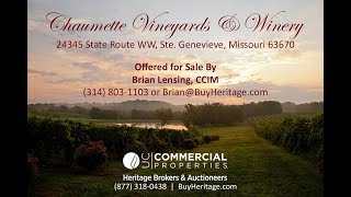 Chaumette Vineyards amp Winery  Wedding amp Event Venue Luxury Villas and more near Ste Genevieve MO [upl. by Kostival]