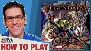 Legendary Marvel Deck Builder  How To Play [upl. by Wamsley]