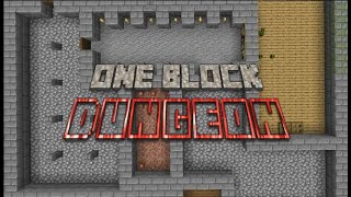 One Block Dungeon  Map minecraft 114 [upl. by Nelyahs]