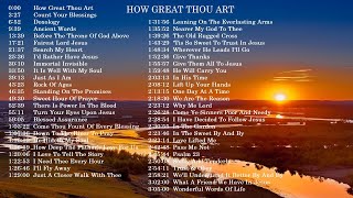 50 Popular Hymns  How Great Thou Art  Gospel Instrumental Music by Lifebreakhtrough [upl. by Eiramik]