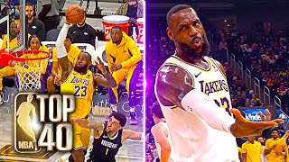 LeBron James TOP 40 PLAYS 2324 Season 👑 [upl. by Shoemaker]